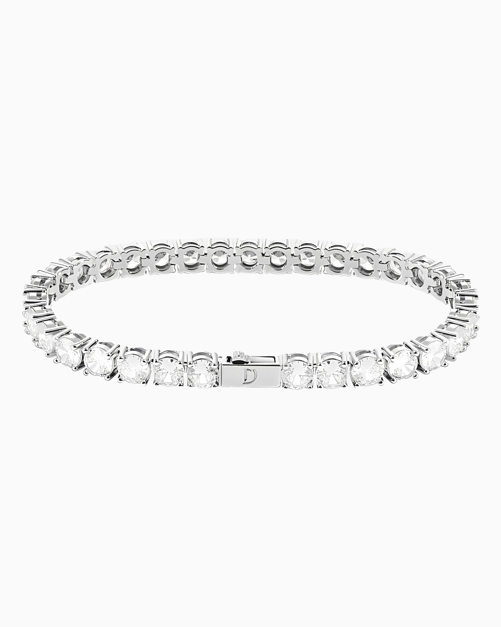 TENNISBOY ARMBAND. - 5MM WITGOUD
